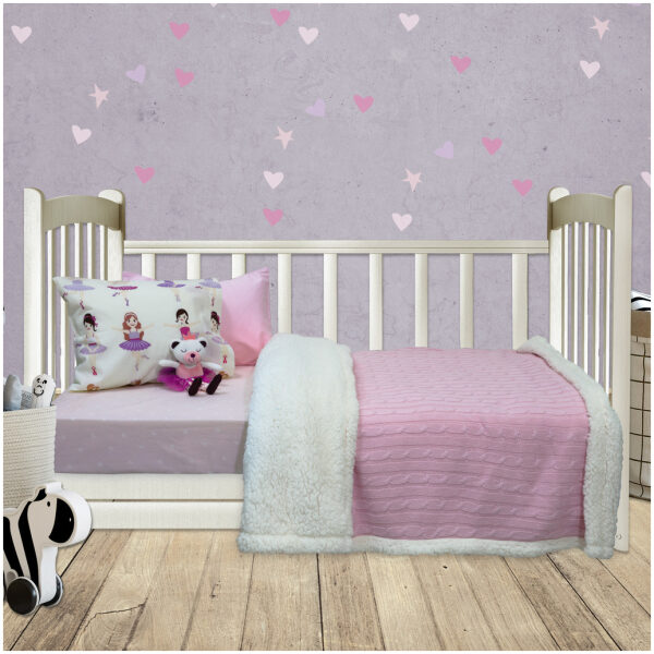 Baby knitted blanket 80x110 Das Home Relax 6411 Pink