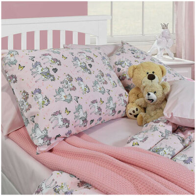 Bed sheet set 170x240 Nexttoo 3150 Pink