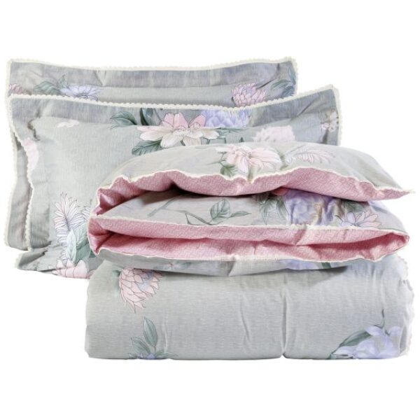 Bed sheet set 240×260 Das Home Prestige 1637 Pink Floral