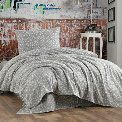 Bed sheet set 170x240 Beauty Home Art 1759 Grey