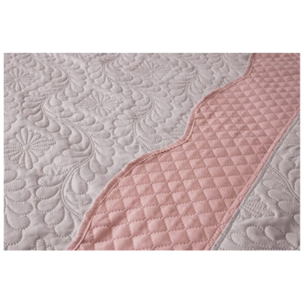 Blanket single 160×220 Flamingo Lio Pudra Light gray