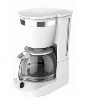 Electric filter coffee maker 10 cups 800watt - White