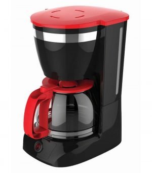 Electric filter coffee maker 10 cups 800watt – Black, Red
