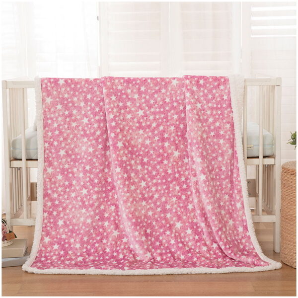 Baby blanket 110×140 Beauty Home 5136 Pink