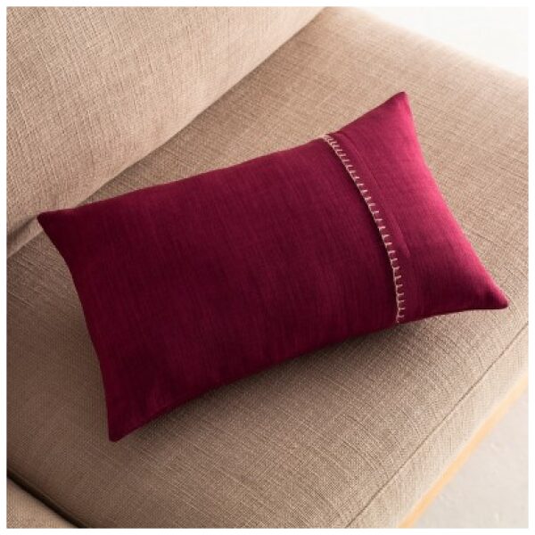 Decorative pillowcase 30×45 Gofis Home Chrome  Red Leather
