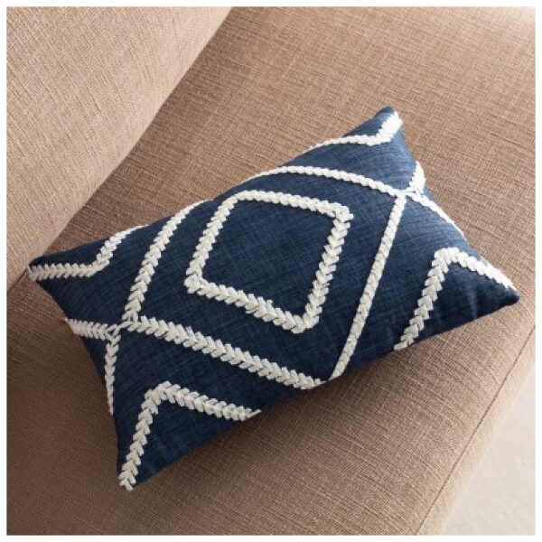 Decorative pillowcase 30x45 Gofis Home Fabio Blue Jean