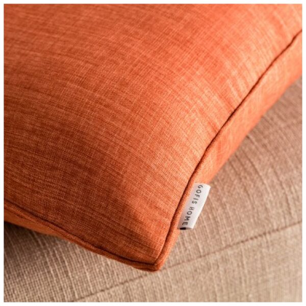 Decorative pillowcase 43×43 Gofis Home Chrome Tan