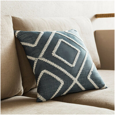 Decorative pillowcase 43×43 Gofis Home Fabio Blue