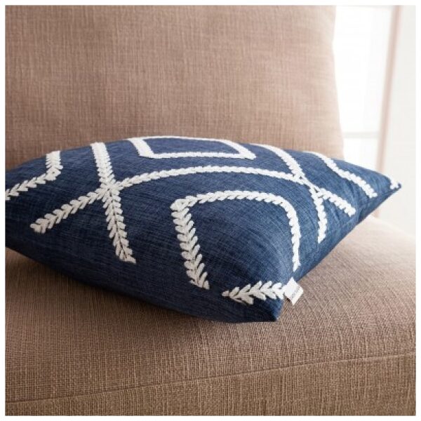 Decorative pillowcase 43×43 Gofis Home Fabio Blue Jean