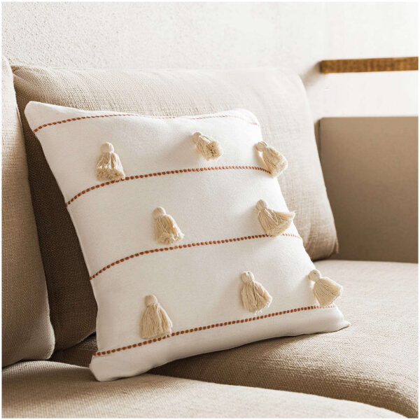 Decorative pillowcase 43×43 Gofis Home Pomy Perfect Tan