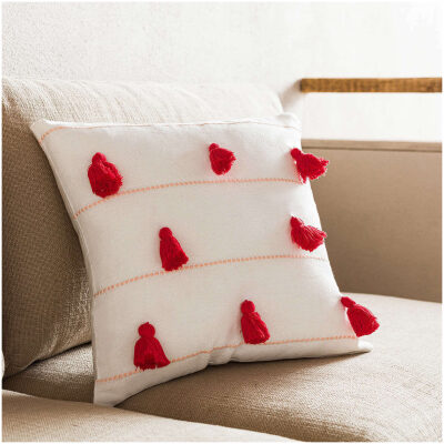 Decorative pillowcase 43×43 Gofis Home Pomy Red