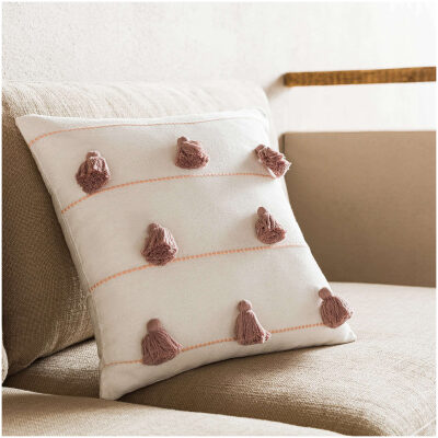 Decorative pillowcase 43×43 Gofis Home Pomy Clay Pink