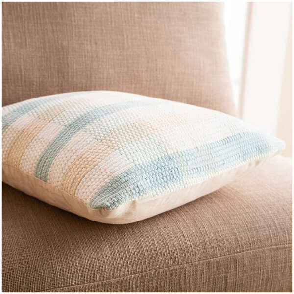 Decorative pillowcase 43×43 Gofis Home Tic Tac Toe Aqua