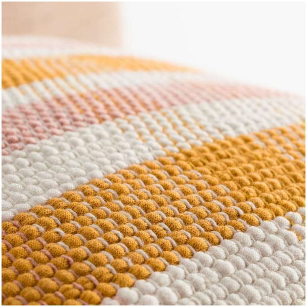Decorative pillowcase 43×43 Gofis Home Tic Tac Toe Salmon