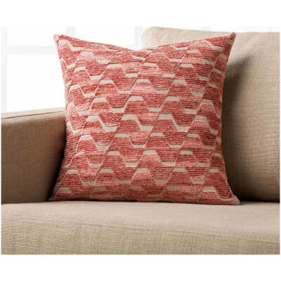 Διακοσμητική μαξιλαροθήκη 43×43 Gofis Home Wave Ροζ