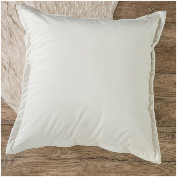 Decorative pillowcase 45x45 Teoran Velvet ivory