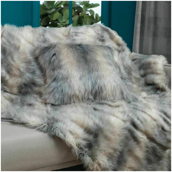 Decorative pillowcase 45×45 Teoran Pelt 14 Grey Beige