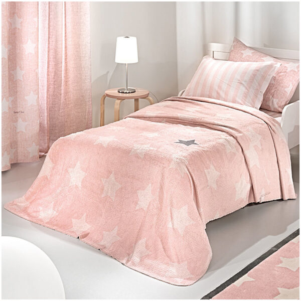 Fleece blanket 160×220 Saint Clair Ultra Soft Pirineo Pink