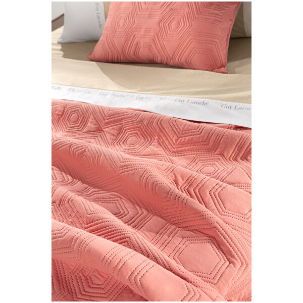 Single blanket 160×240 Guy Laroche Lilly Coral