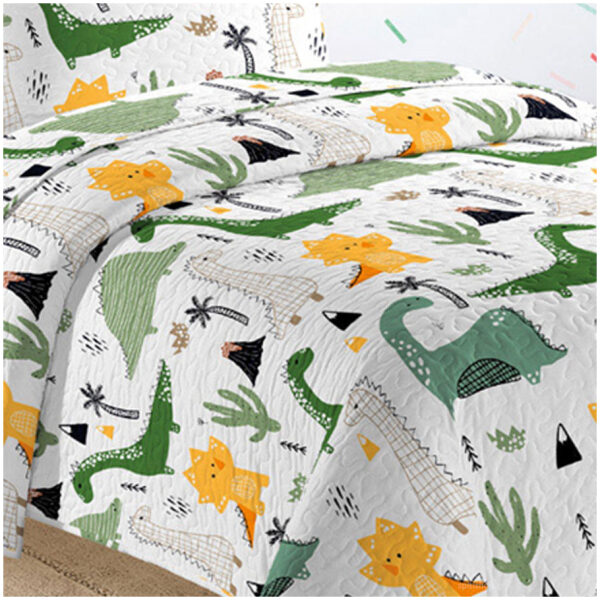 Children's blanket 160x220 Saint Clair Dragon White Green