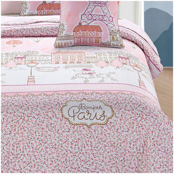 Children's blanket 160×220 Saint Clair Paris Pink