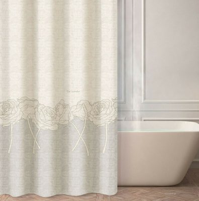 Bath curtain 180×190 Guy Laroche Lady Silver