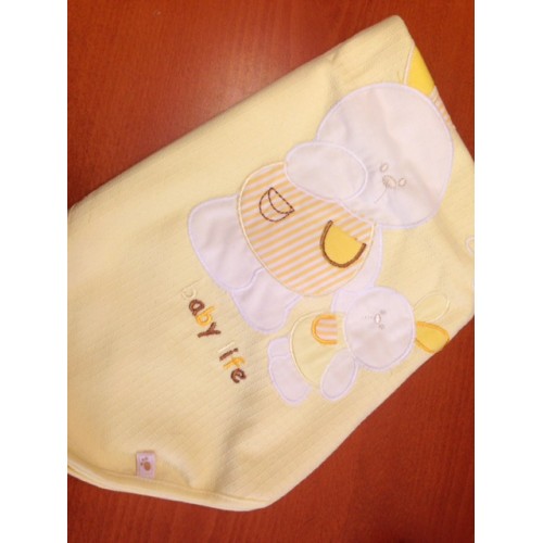 Baby changing tab pique 90x90 Baby Life Yellow