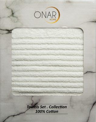 Set of towels 3pcs Onar Home 1116 White