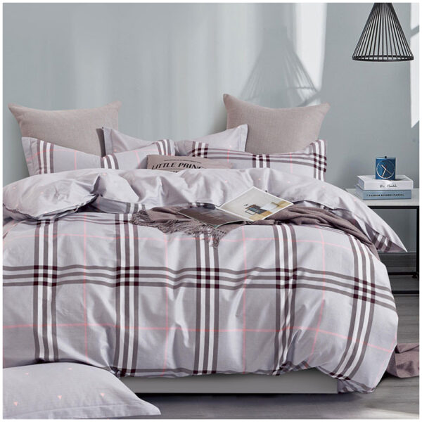 Set of double bed sheets 230 × 260 Homeline 1323 Grey