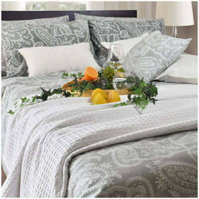 Set of double sheets 240×260 Nexttoo 3144 Grey