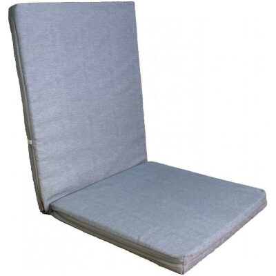 Μαξιλάρι καρέκλας με πλάτη 45x105x4 Linea Home γκρι σιέλ