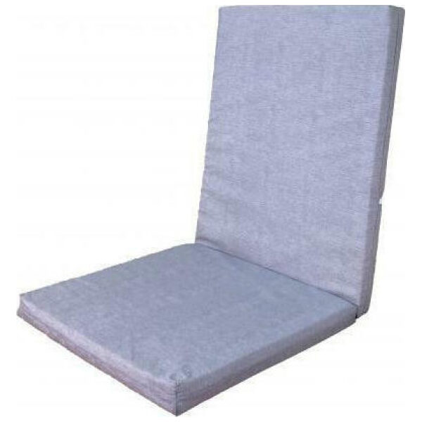 Μαξιλάρι καρέκλας με πλάτη 45x105x4 Linea Home γκρι σιέλ