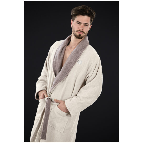 Collar bathrobe Guy Laroche Duo Natural