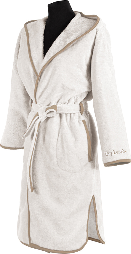 Hooded bathrobe Guy Laroche Comfy Sand