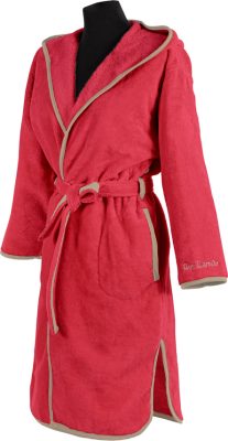Guy Laroche Comfy red hooded bathrobe