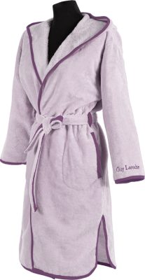 Hooded bathrobe Guy Laroche Comfy Lilac