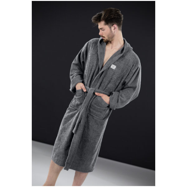 Hooded bathrobe Guy Laroche Daily Titanium