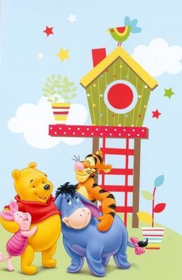 Children's carpet 140x200 Disney Baby Pooh 410 Colorful