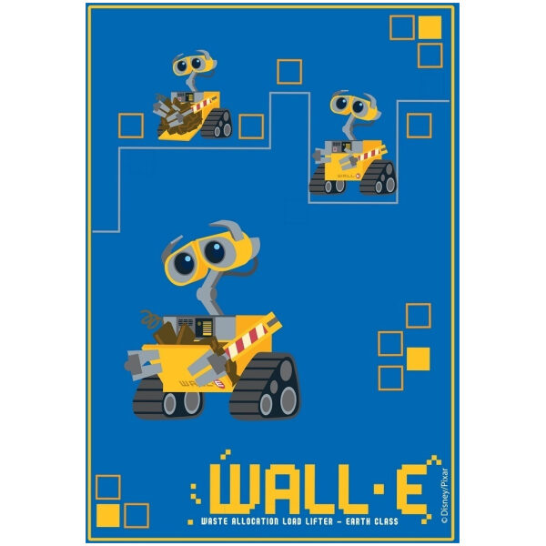 Παιδικό χαλί 140x200 Disney Wall-E 501 Μπλε