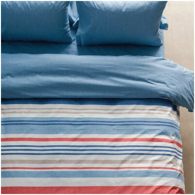 Sheet with elastic 180x200 Neptune Blue