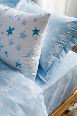 Pillowcase set 52x72 Galaxy White Light Blue