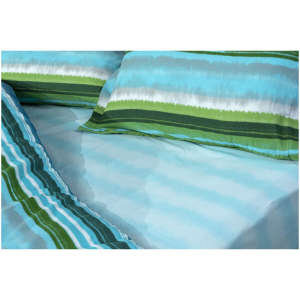 Single bed sheets set Beauty Home Hector Art 1982 Blue Green