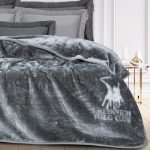 Extra double velour blanket Greenwich Polo Club 2475 Grey