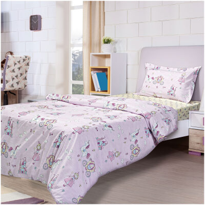 Bed sheet set Beauty Home Tale Art 6171 Pink Yellow