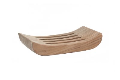 Σαπουνοθήκη Soap Tray Terra (16x11x3.5cm) από ξύλο teak. Κάθε ένα από αυτά τα χειροποίητα διακοσμητικά έχει μοναδική εικόνα και από τεμάχιο σε τεμάχιο θα υπάρχουν διαφορές. Η φωτογραφία