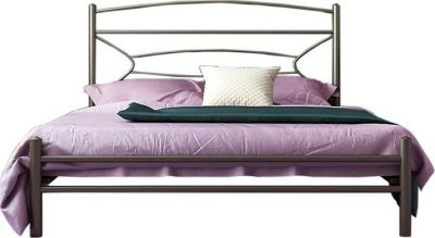 Metal double bed 140x200 Sam