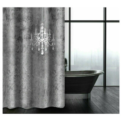 Κουρτίνα μπάνιου Abstract 116 αδιάβροχη με μοντέρνο σχέδιο από την εταιρία Saint Clair. Διαστάσεις: 240x185cm. Κατασκευασμένη από 100% πολυεστέρα που την καθιστά εξαιρετικά ανθεκτική.