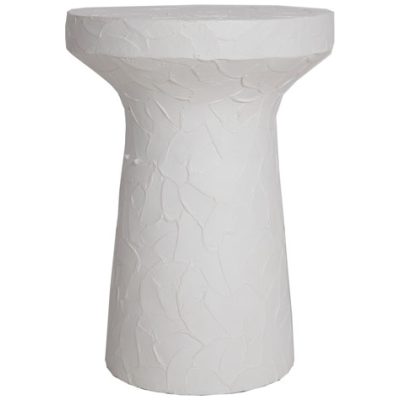 Βοηθητικό Τραπέζι Xene White (40x57cm) από πηλό σε λευκό χρώμα. Συσκευασία 1 δέμα ανά τεμάχιο.